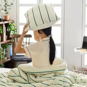 레트로 이불 베개세트 SS 그린 침실 선물 신혼 침대 베개커버 침실 신혼 선물