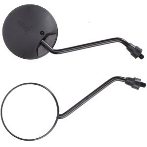 바이크 오토바이 원형 사이드 백미러 전자 자전거 스쿠터 혼다 가와사키 스즈키호환  10mm 8mm