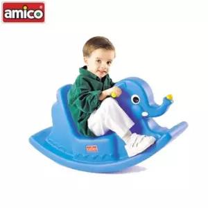 흔들코끼리 파랑 (9034)승용 흔들놀이 흔들목마 타기 키즈흔들 장난감 타는 기구 어린이기구