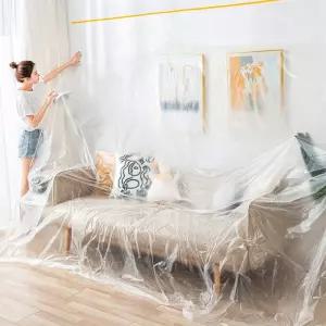 다용도 붙이는 도배 비닐 비닐막 대형 덮개 4x20M/이사용/페인트/덮게/먼지/차단/커버/가구/이사/대청소