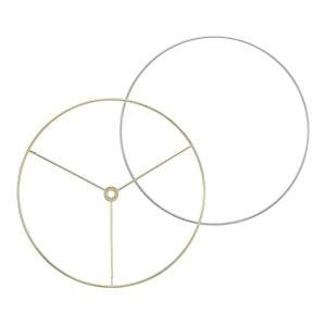 아스펜 20103 11 메탈 DIY 드럼 갈바니즈드 연결되는 12인치 스타일 쉐이드 직경 도금 하프에 강력 램프 하단 브라스 상단