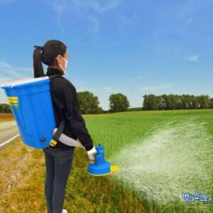 전동 비료 살포기 분사기 퇴비살포기 충전식 제설제 분무기 3WF 3모델 가방 비료기