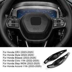 혼다 시빅 G11 CR-V 어코드 2023-2025 스타일 브리즈 스텝 WGN 핸들 시프터 패들 익스텐션 DSG 스티커