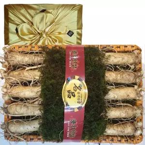 풍기인삼 수삼 6년근 선물세트 등바구니포장 1kg (10-12뿌리) / 일주일 한정 초특가