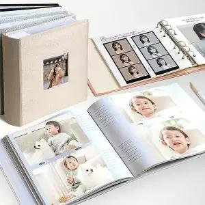 사진앨범 NB080410 대용량 웨딩제작 커플포토북 접착식 꾸미기 임신초음파