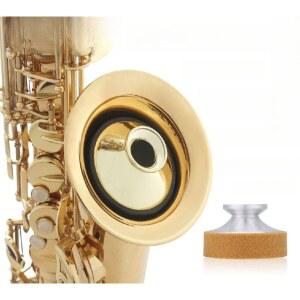 색소폰 약음기 뮤트기 소음기 소음게이스 경음기 무소음 소음방지기 가방 감쇠기실버 액세서리