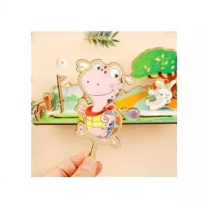 CS007 10개 토끼와 h79 거북이의 경주 만들기 미술준