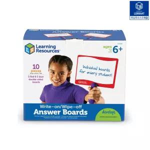 골든벨 정답판 쓰고 지우는 손잡이 미니보드판 10개 정답보드판