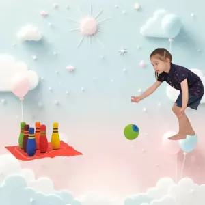 집중력발달 어린이 스포츠 말랑말랑 소프트 볼링놀이 유아체육 단체놀이