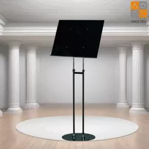 국산 아크릴 메뉴판 안내 철제 2폴 거치대 60x45cm 사진관 호텔연회장 경연대