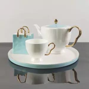 홍차 티포트 세트 내열유리 티메이커 커피잔 선물 유럽