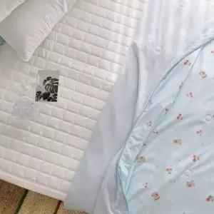 고품질 앵두 냉감 이불 S(싱글) 블루 150 x 200 오크나무자리 청대나...