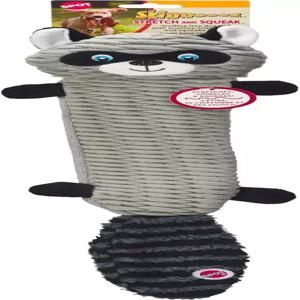 SPOT 스키니즈 스트레치 앤 스퀴크 도그 장난감 - 스터핑 프리 신축성 크링클 스퀴커 중대형견용 줄다리기