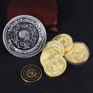 컬렉션 동전 선물 금화 아연 프레 수집 코인 프레 호텔