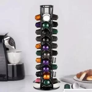 [골드스마일]캡슐 커피 회전 보관 타워 정리 홈카페 디스펜서 홀더