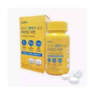 웰러스 면역에 좋은 비타민C 아연 1900mg x 60정