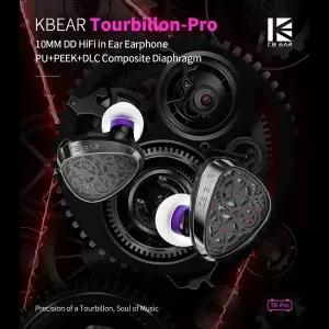 KBEAR 투르비용-프로 TB-PRO 이스포츠 인이어폰 10mm DD 고해상도 타입C HIFI 유선 이어버드 PUPEEKDLC 복