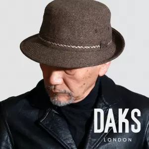 닥스 DAKS 알파인 햇 중년 남성 울 혼방 중절모 가을 겨울