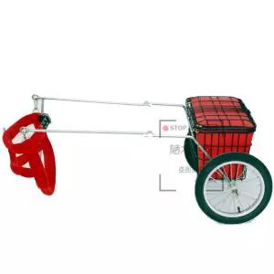 대형견 트레일러 끌차 구르마 사륜 카트 대차 스텐 바스켓 썰매