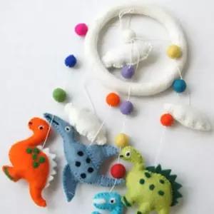 펠트 드리밍 모빌 유아용 아기침대 장난감 핸드메이드 KON1+5EUT