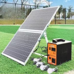 태양열 충전 패널 지붕 야외 태양광 휴대용 발전기 발전