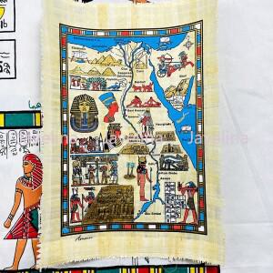 이집트 스타일 파피루스 그림 22cm x 관광 기념품 선물 프레임리스
