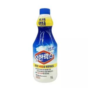 얼룩제거 1L 유한락스 표백제 유한양행 세제 황변방지 용 흰옷