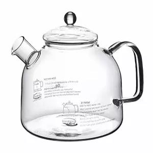 내열유리 글라스 유리법 유리찻주전자 직화용 손잡이 내열주전자 주전자 티포트