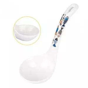 도자기 주방용 물고기 무늬 조리 국자 걸이형 도구