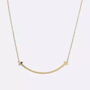 고이비토 중고명품 - 티파니 T 스마일 스몰 목걸이  - 58287wp