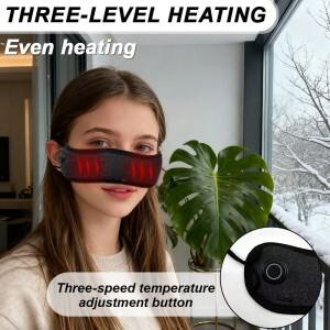 휴대용 USB 가열 코 마스크 히터 접이식 코막힘 알레르기 콧물 패션용