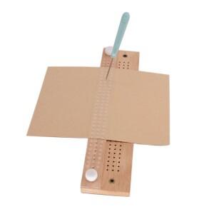 일기 앨범 커버 만들기 가방 책 위치 지정 눈금자 천공 바인딩 스티치 세트