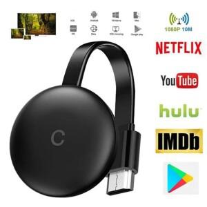 Chromecast 4K HD HDMI 호환 미디어 플레이어 용  5G2.4G 무선 WiFi 디스플레이 동글 화면 미러링 1080P TV