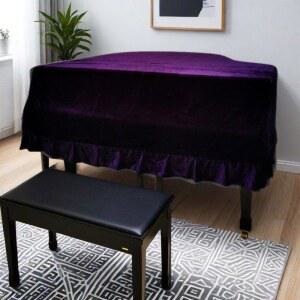 그랜드 피아노 커버 방진 그레이 매장 160cm 레드 풀커버 제외 방지