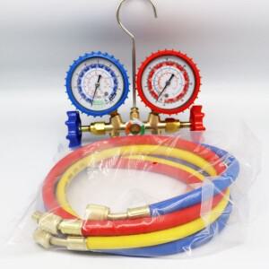 R134a R502a 냉매 AC 하우스 에어컨 진단 매니폴드 프레온 게이지 세트