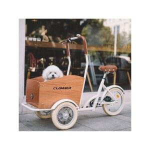반려견 세발자전거 애견유모차 개모차 소형견 미색 트래일러 여행 캠핑 강아지