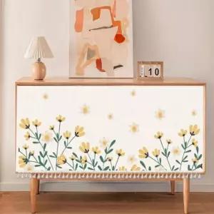 [골드스마일]찍찍이 가림막 커튼 가리개 수납장 바란스 80x60 셀프커튼