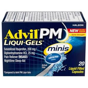 액체 어드빌 충전 캡슐 20개 pm 미니 리퀴