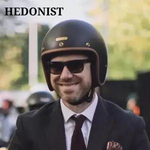 바이크 오토바이 반모헬맷 헤도니스트 레트로 복고풍 엔틱 헬멧 카본 파이버 영국 스타일 하프 헤도카스코