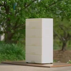 미란다 화이트 심플 서랍장 폭45cm 5단 co-00873 수납장 침실가구 인테리어 홈인테리어 깔끔한