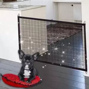 [셀러에이드]반려동물 강아지 가림막 이동식 강아지 펜스 안전망 접이식