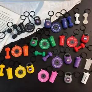 [골드스마일]덤벨 미니어처 케틀벨 자동차 키링