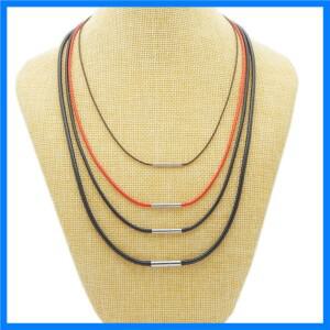 3개입 1/2/3mm 블랙 꼬임 왁스 로프 체인 가죽 끈 목걸이 DIY 남녀 펜던트용 스테인리스 스틸 클라스프 40-