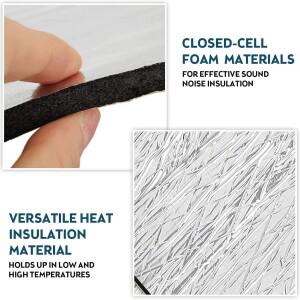 10/20pcs  방음 패드 절연 코튼 엔진 후드 천장 문