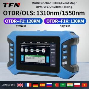 TFN 미니 소형 OTDR SM 광섬유 시간 영역 반사계 13101550nm 3230dB 4.3인치 터치스크린 용