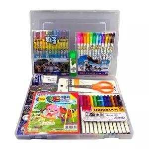 9종 920LTN31 문구세트 행복특가 동아 문구세트 색종이 색연필