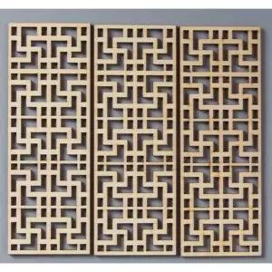 나무 파티션 문창살 문짝 가벽 인테리어 옛날 문살 창문