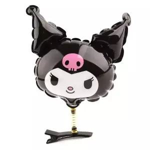 풍선나라 734IBJ10 풍선 산리오 캐릭터 쿠로미 집게핀