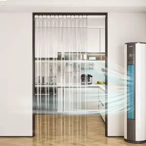 투명 커튼 단열 방한 방풍막 주방 칸막이 거실 바람막 소프트 비닐문