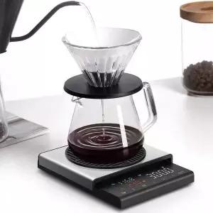 핸드드립 자동측정 저울 원두 물vs커피 바리스타 비율